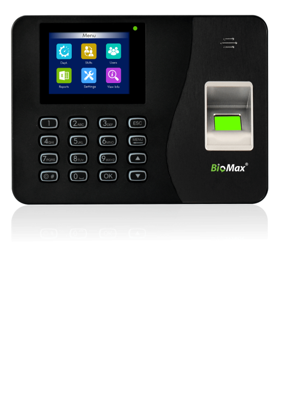 Biomax Finger Based Attendance Machine with Inbuilt WiFi Mode: WL20